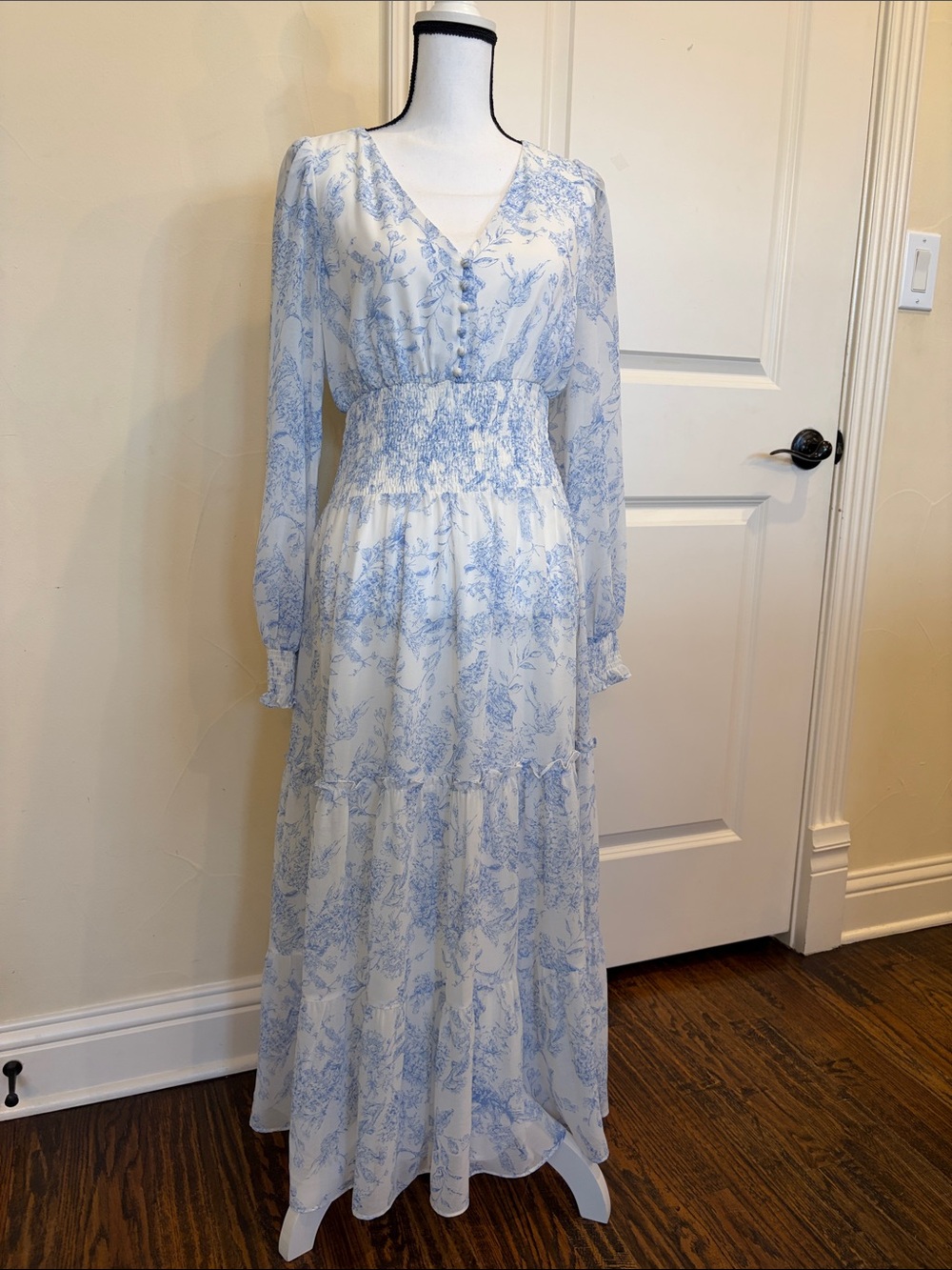 Long, Flowing, floral dress